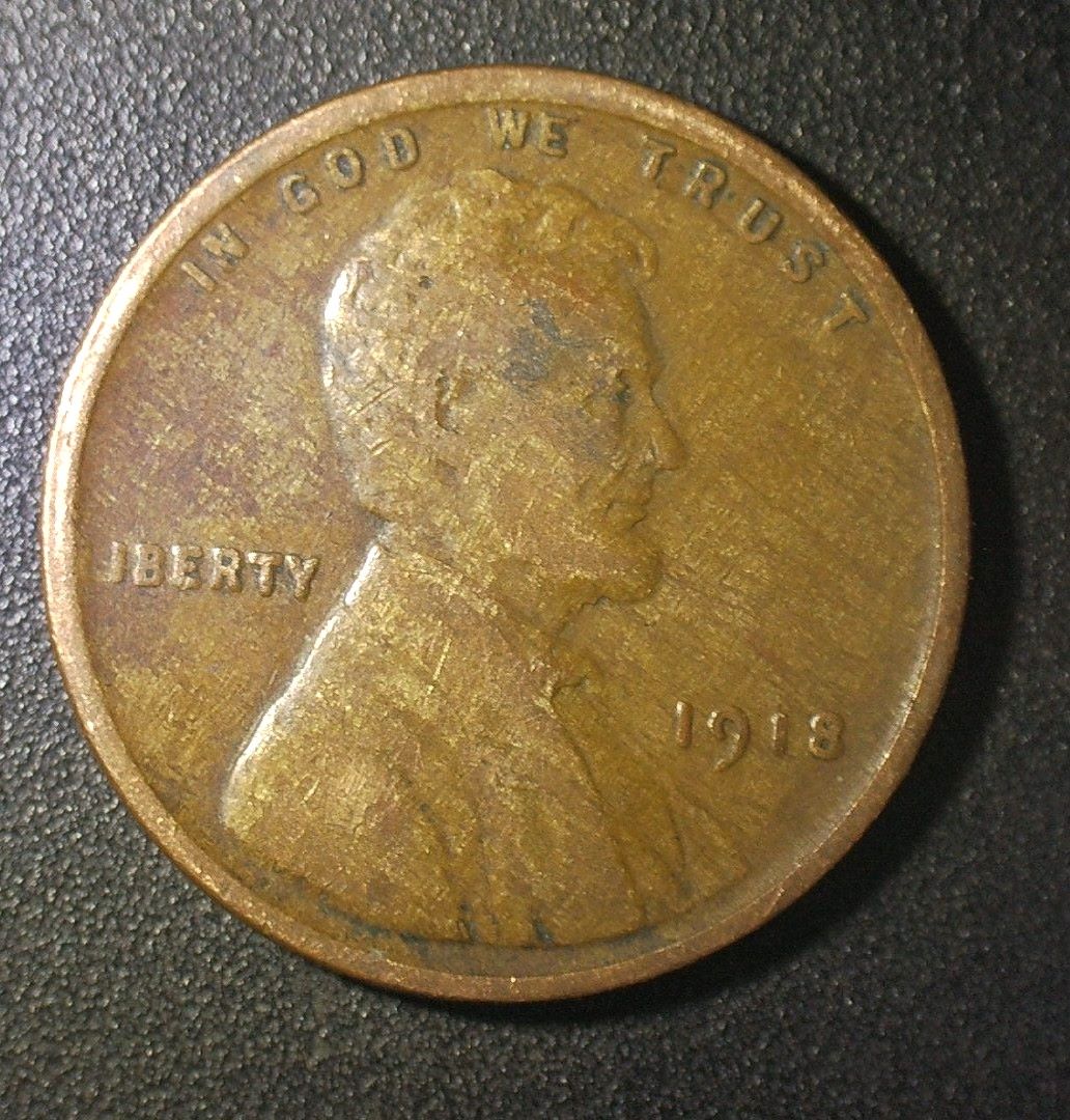 1918-Lincoln-Cent-With-DDR-Issues